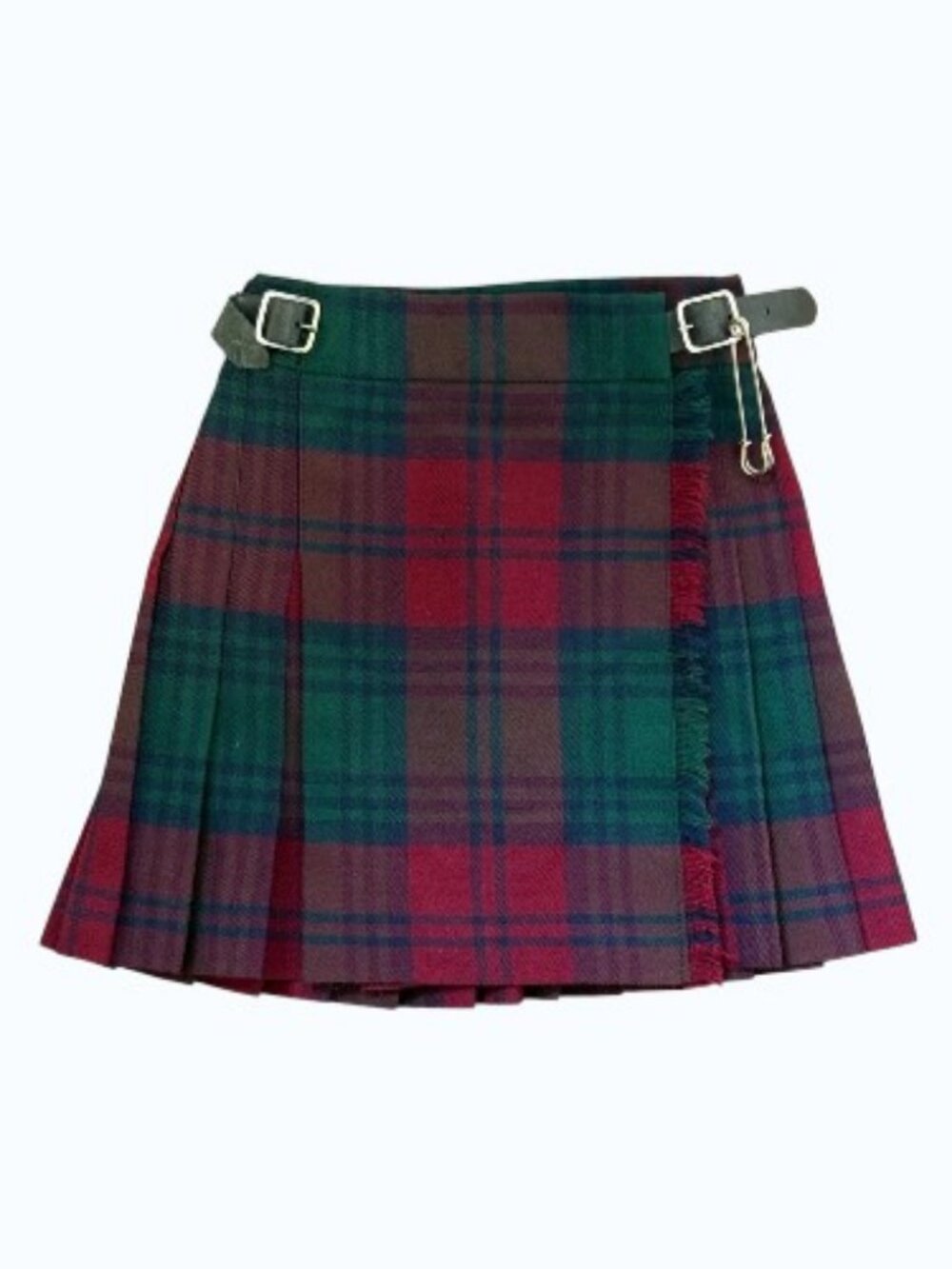 James Pringle Weavers Scottish tartan plaid skirt kids' size 18-24M (2 yrs old)